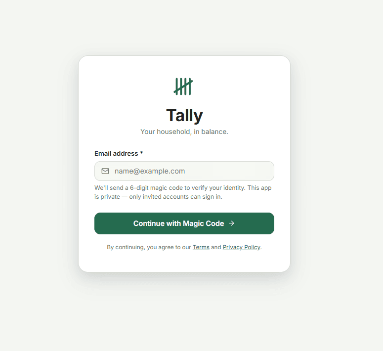 Tally preview